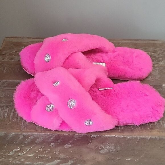 EMU Australia Rhinestone Mayberry Slippers in Pink  Anthropologie Size W 9 M 8 - Picture 4 of 13